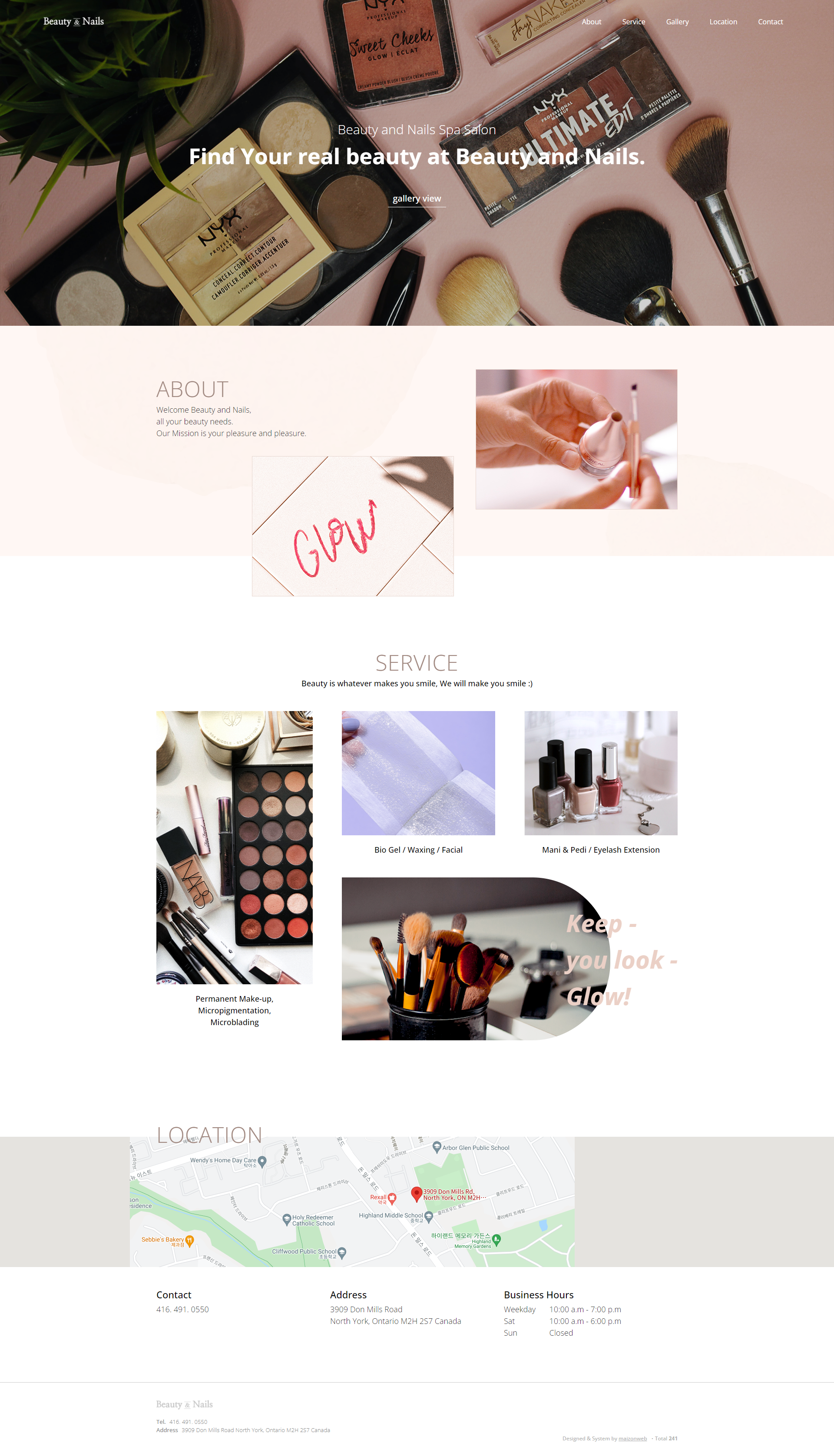 beauty 메인 pc