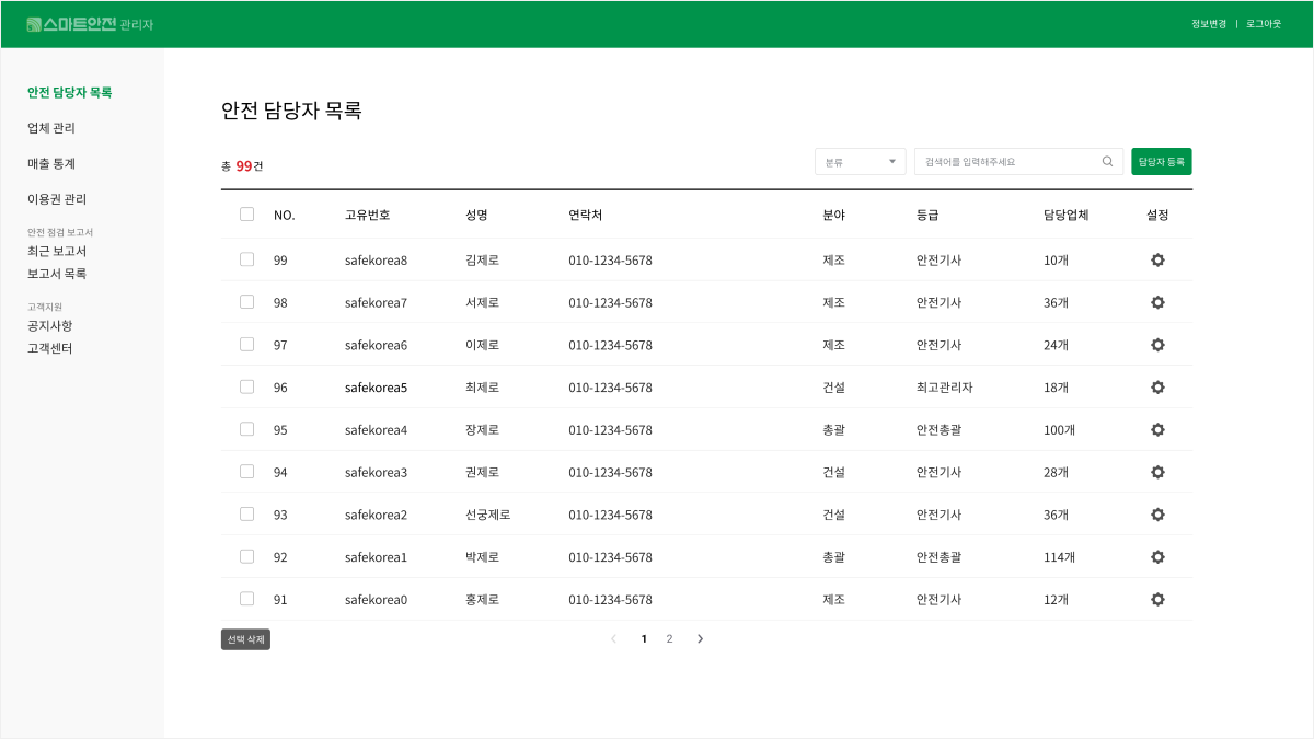 스마트챌린지 어드민